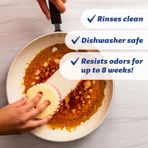 Scrub Daddy 4 Scrub Daddy Sponges & 4 Scrub Mommy Kitchen Sponges - Scratch-Free for Dishes & Multipurpose Cleaning - BPA Free & Made with Polymer Foam - Stain & Odor Resistant (16 Pack) - size: 8 Count (Pack of 2)