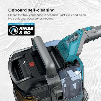 Shark StainStriker HairPro | Portable Carpet, Upholstery & Rug Cleaner | 3 Tools | Self-Cleaning | Perfect for Pets | Ultra-Powerful Stain & Odor Remover | Pet & OXY Solutions | Teal | PX253BRN - style: StainStriker w/ HairPro + 3 Tools