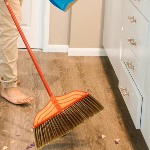Cabilock Outdoor Broom Head Replacement with Soft Bristles, Plastic Floor Sweeper Head for Home and Garden Cleaning, Sturdy Refill Broom Accessory for Indoor and Outdoor Use