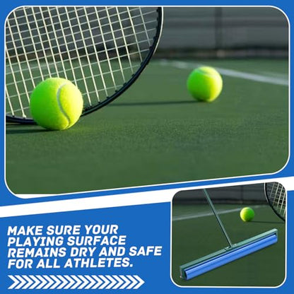 Suclain 36 Inch Tennis Court Squeegee PVA Foam Sponge Roller Lightweight Removes Water Quickly Clear Floors Tool for Tennis Basketball Sports Courts Garages - color: Blue