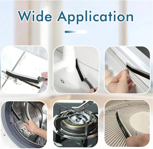4PCS Crevice Cleaning Brush, Hard Bristle Crevice Cleaning Brush, Multifunctional Cleaning Gap Brush Tool for Home, Bathroom, Kitchen, Window Track, Bathtub, Vehicle, Faucets, Bowl, Teapot, Cup Use