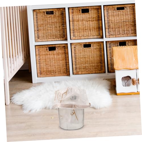 60Pcs Thick Drawstring Garbage Bags Large Capacity Reinforced Trash Bags for Home Kitchen Leak-resistant Handheld Waste Disposal Pouches
