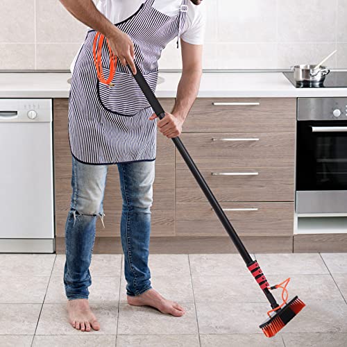 Water Fed Pole Kit,20 Feet Reach Solar Panel Cleaning Brush,Window Glass Solar Panel Cleaning System Washing Equipment Tool & Spray Washer Water Fed Pole w/Squeegee