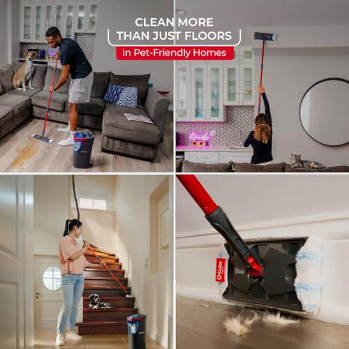 O-Cedar H2prO Flat Mop System | Quick Everyday Cleaning | Dual-Tank Fresh Water System | Machine Washable Reusable Microfiber Mop Pad | Safe on Hardwood, Tile & Vinyl Floors - size: H2prO