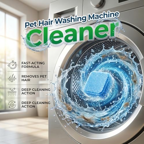 Washing Machine Cleaning Tablets, 2026 New Deep Cleaning Washer Cleaner, Fragrance-Free Formula, Targets Unpleasant Laundry Room Odors, Multi-Purpose Washer Tub Cleaner for Home Laundry Use (1 Pack)