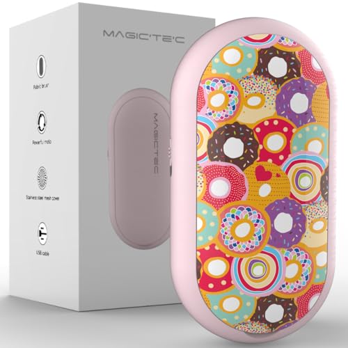 Rechargeable Fabric Shaver, Magictec Lint Remover Sweater Defuzzer Lints Fuzzs Pills Pilling Trimmer for Clothes and Furniture -Battery Operated (Donut) - color: Donut