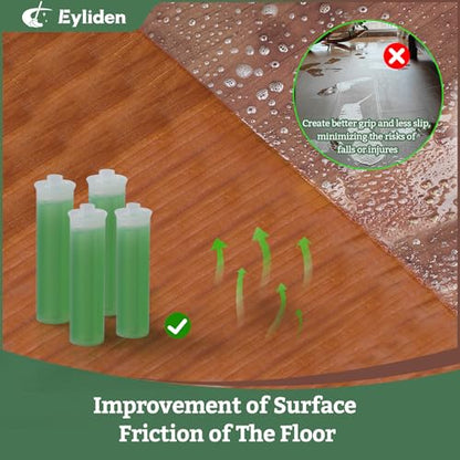 Eyliden Spray Mop with Bio-Enzyme Cleaner, Floor Mop for Hardwood, Tile & All Floors, Breaks Down Grease & Odors Naturally, 360° Swivel, 2 Washable Microfiber Pads, 4x10ml Concentrate Cleaner