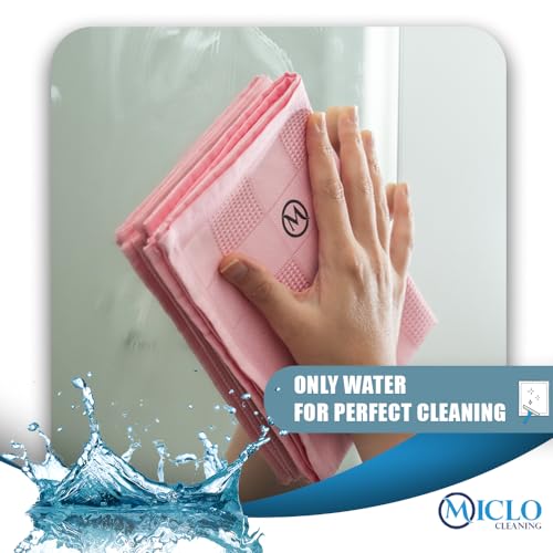 Microfibre Premium Cleaning Cloth Set of 3 - Magic Cloth | All Purpose, Absorbent Washcloth | Microfiber for Window, Kitchen, Bathroom | Lint-Free, Scratch-Free Glass CLoth | 16'' x 24'' | Soft Series