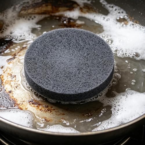 Heavy Duty Kitchen Scrub Pads Scraper Brush Set - Strong Stain Removal Dishwashing Sponge Cleaner, Multipurpose Cleaning Pad | Kitchen Pan Pot Oven Sink Stove Skillet Grease Dirt Scrub Househo