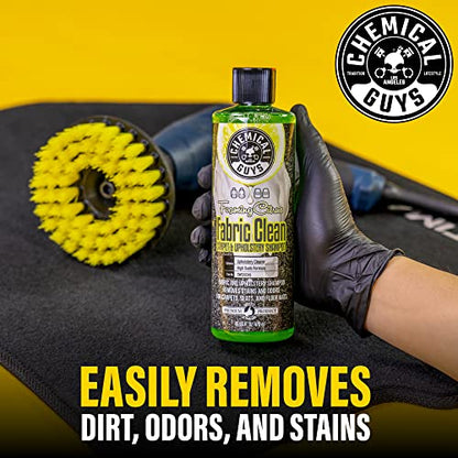 Chemical Guys CWS203 Foaming Citrus Fabric Clean Carpet & Upholstery Cleaner (Car Carpets, Seats & Floor Mats), Safe for Cars, Home, Office, & More, 128 fl oz (1 Gallon), Citrus Scent - size: 128 Fl Oz (Pack of 1)