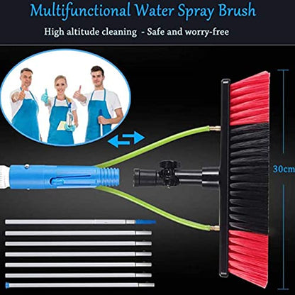 Solar Window Cleaning Pole Kit - 20ft Telescopic Water Fed Brush for Photovoltaic Panels - Extendable Cleaner Equipment for Efficient Solar Panel Maintenance - size: 6m/20ft