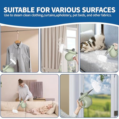 16-Pack Universal Microfiber Cloths, Handheld Steam Cleaner Attachments - Steam Cleaner Accessories Compatible with Bissell Steam Shot, Wagner, McCulloch, Comforday, PurSteam and More
