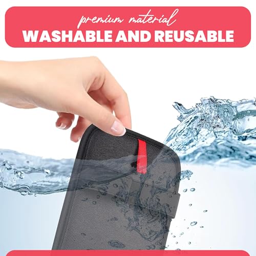 Pet Hair Removal Gloves for Dogs & Cats 2 Pack Reusable & Washable Electrostatic Pet Hair Gloves for Carpets Clothing Sofs Couch Car Seats Effortless Magic Brush Pet Hair Remover Tool