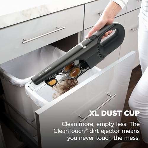 Shark UltraCyclone™ Pet Pro Plus Cordless Hand Vacuum, Powerful Suction, Handheld Vacuum for Car & Home, Pet Power Brush, Crevice Tool, Scrubbing Brush, XL Dust Cup, Black, CH951 - style: UltraCyclone Pet Pro Plus - Black