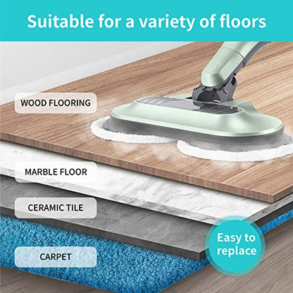 AIR U+ S8201 Pads Replacement Steam Mop Pads for Shark S8201 S7001 S8001 S7201 S7000AMZ S7000 S7005 S7020 S7001C Series Steam & Scrub All-in-One Scrubbing Mop, 4 Pack - color: White 4 Pack
