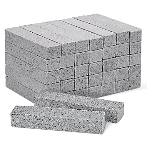HongWay 36 Pack Pumice Stones for Toilet Cleaning Bowl Stick,Pumice Scouring Pad Pumice Stick Cleaner for Cleaning Toilet, Bathtubs, Kitchen Sink, Grill, Household (5.9 x 1.4 x 0.9 Inches) - style: 36pcs