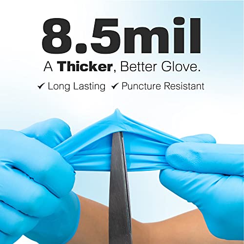 Raxwell Cleaning & Latex Glove Combo Pack | 8.5 Mil Heavy Duty, Waterproof, Food & Medical Grade, Powder-Free
