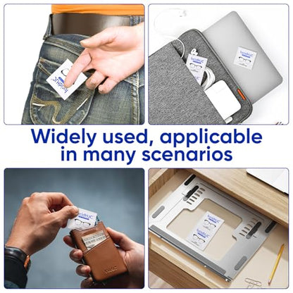 Lens Wipes for Eyeglasses/Camera Lenses,and Screens of cellphones/laptops/Computers .Cleaning Spots or dirts. Wrapped Individually Paper Wipes, Count 200