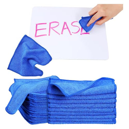 Tanlade Microfiber Cleaning Cloth 6"x6" Cleaning Rags Reasonable Kitchen Towels Microfiber Towels Cars Wash Dry Erase Cloth (Blue,50 Pcs) - color: Blue, size: 6 x 6 Inch
