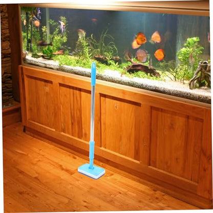 Toyvian Adjustable Long Handle Aquarium Cleaning Brush Versatile Fish Tank Scraper Tool for Glass Cleaning and Design for Easy Maintenance