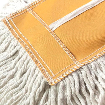 Commercial Dust Mop 48 Inch - Industrial Floor Dust Mop with Aluminum Handle - Reusable Washable Cotton Mop Head for Hardwood Tile Laminate Vinyl Floors - Dry Mop for Janitorial Cleaning