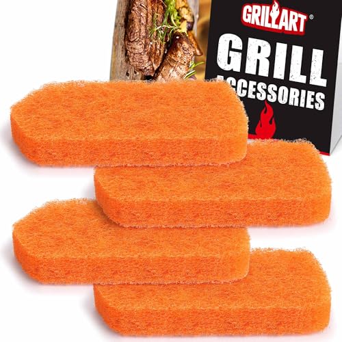 GRILLART Griddle Cleaning Kit for Blackstone, Replacment Scouring Pads(Scour Pads 4PCS) - style: BSK-06