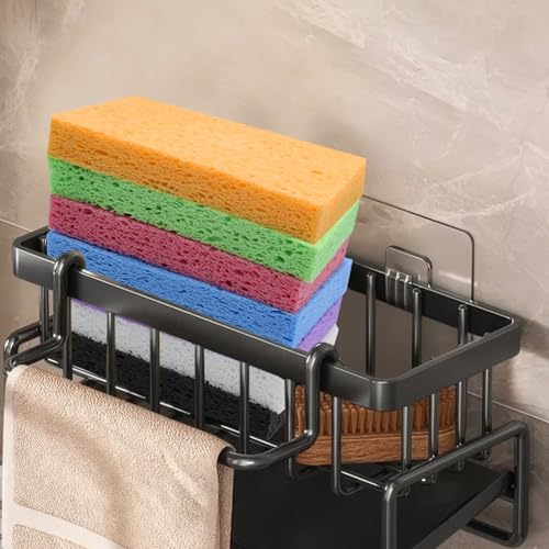 Large Cellulose Sponges, Kitchen Sponge for Dish, Thick Heavy Duty Scrub Pads, Non-Scratch Scrubber for Household/Cookware/Bathroom/Office/Boat 5.5" x 3" x 1" (7 Pack) Yellow - color: Yellow