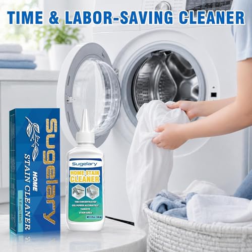 Sugelary Mold Stain Cleaner, 5 fl oz Mold Stain Cleaner Gel for Washing Machine, Home Stain Cleaning Gel for Fridge, Tile, Grout, Sink and Bathroom Use - size: 5 Fl Oz (Pack of 1)