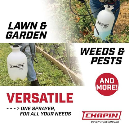 Chapin 2-Gallon Pump Sprayer, Reliable Spray for Daily Use, 2pk | Lightweight tank; for home and garden use, for weed control, plant feeding and cleaning with adjustable nozzle and long hose - style: 2 Gallon, 2 Pack