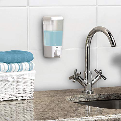 Better Living Products Clear Choice 1 Single Soap Dispenser, One Chamber, White (Pack of 2) - color: White, size: One Chamber (Pack of 2)