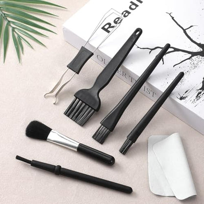 7-in-1 Mechanical Keyboard Cleaning Kit with Wire Keycap Puller, Switch Remover & 5 Anti-Static Brushes, Professional Keyboard Cleaner Tool Set for Computer, Laptop, PCB Motherboard
