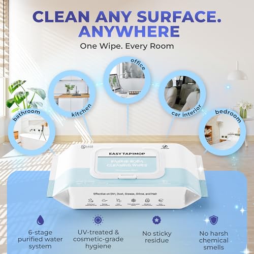 Baking Soda Cleaning Wipes - Wet Floor Mopping Replacement Pad Refills Compatible with Swiffer Sweeper Mop - Larger & Thicker Disposable Cloths for Multi-Surfaces - 30 Count (Pack of 9) - size: 30 Count (Pack of 9)