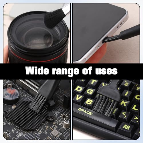 7-in-1 Mechanical Keyboard Cleaning Kit with Wire Keycap Puller, Switch Remover & 5 Anti-Static Brushes, Professional Keyboard Cleaner Tool Set for Computer, Laptop, PCB Motherboard