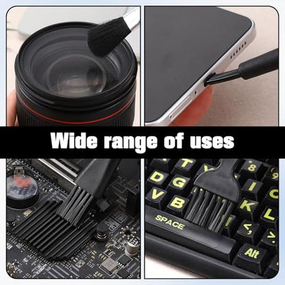 7-in-1 Mechanical Keyboard Cleaning Kit with Wire Keycap Puller, Switch Remover & 5 Anti-Static Brushes, Professional Keyboard Cleaner Tool Set for Computer, Laptop, PCB Motherboard
