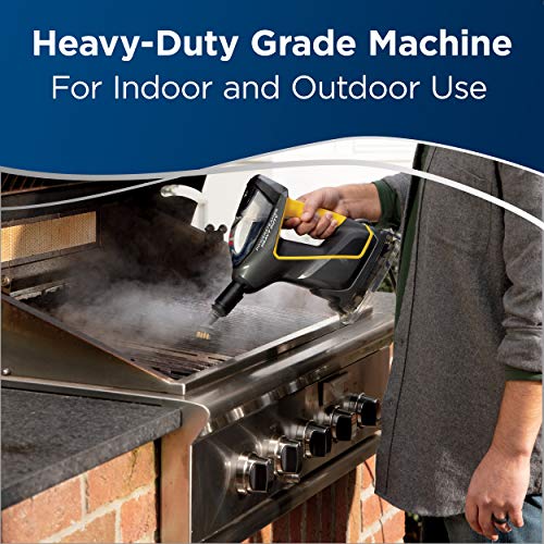 BISSELL PowerSteamer Heavy Duty 3-in-1 Steam Mop and Handheld SteamShot for Indoor & Outdoor, use for Garage, Workshop, Auto, Boat, Recreational Vehicles, Windows,Outdoor Furniture and Decks, 2685A - style: Power Steamer