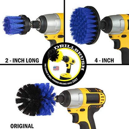 Drill Brush – Drill Brush Attachment – Drill Brush Power Scrubber – Drill Brush Set – Drill Brush Attachment for Cleaning – Drill Brush Kit – Cleaning Drill Brush – Carpet Drill Brush - color: Blue
