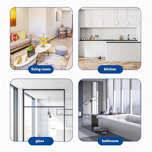 Silicone Broom, with 51 Long Handle Squeegee Broom for Floor, Squeegee Broom for Floor Pet Hair Cleans Glass,Fine Dust,Hair,Liquids,Large:50×130cm - size: Large:50×130cm