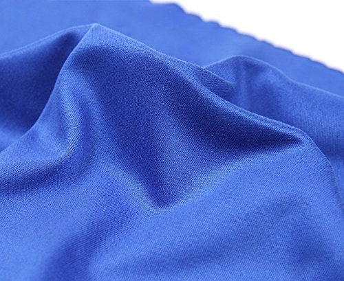 Your Choice Microfiber Cleaning Cloths 6 Pack for Eyeglasses, Camera Lens, Cell Phones, CD, DVD, Computers, Tablets, Laptops, Telescope, LCD Screens and Other Delicate Surfaces Cleaner