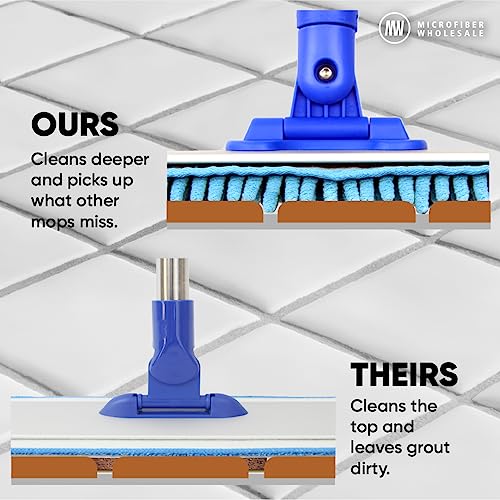 Microfiber Wholesale 18" Chenille Mucho Mop Pad - 2 Pack, Reusable & Washable Microfiber Mop Pads, Compatible with All 18" Flat Mops - size: 18" Pad