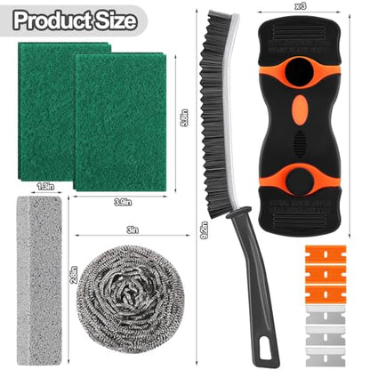 XANGNIER Heavy Duty Oven Cleaner Brush Sets,Oven Cleaning Kits Tools Accessories