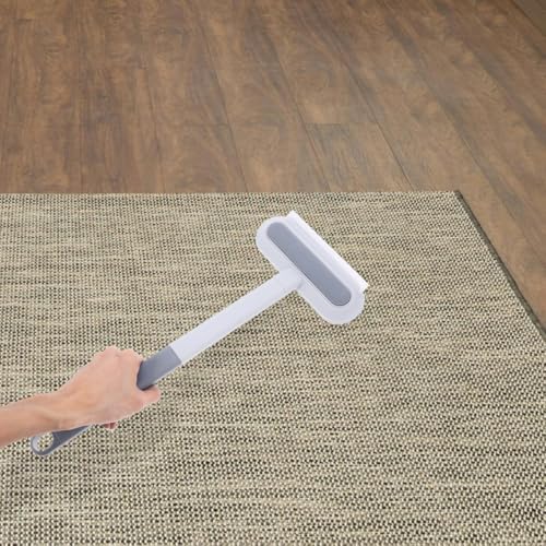 Carpet Rake for Pet Hair Removal, Cleaner Brush Reusable Pet Hair Removal Tool for Dog and Cat on Furniture Carpet and Clothing Portable Abs Grooming Brush