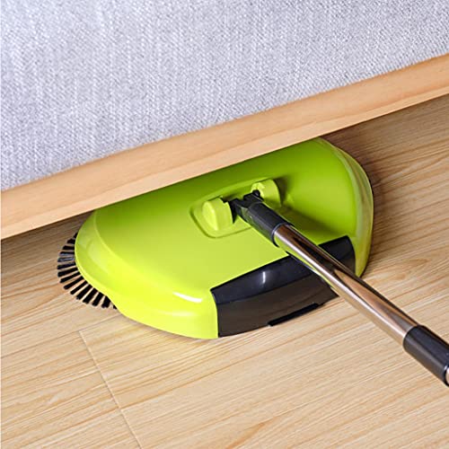 Hand Push Sweeper, Manual Sweeper, Carpet Sweeper, Multifunction Manual Hand-Push Sweeping Machine, 360 Degree Rotating Floor Mop for Office Home Living Room