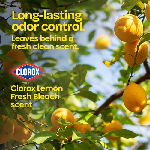 Glad Small Drawstring Trash Bags with Clorox, 4 Gal, Lemon Fresh Bleach, 34 Ct (Package May Vary) (Pack of 6) - size: 34 Count (Pack of 6)