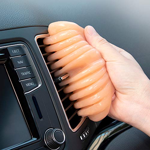 TICARVE Cleaning Gel for Car Detail Putty Cleaning Gel Auto Detail Tools Car Interior Cleaner Cleaning Mud Dust for Cars and Keyboard Cleaner Gel Clean Slime Reusable Car Vent Cleaner - color: Orange
