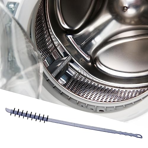 Dryer Vent Cleaner Brush Nylon Double Side Brush Long Flexible Refrigerator Coil Brush for Household Cleaning (Blue) - color: Blue
