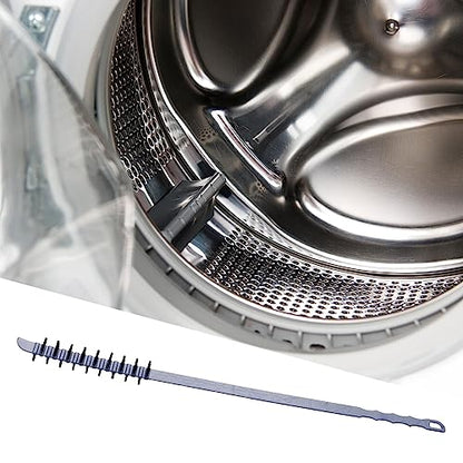 Dryer Vent Cleaner Brush Nylon Double Side Brush Long Flexible Refrigerator Coil Brush for Household Cleaning (Blue) - color: Blue