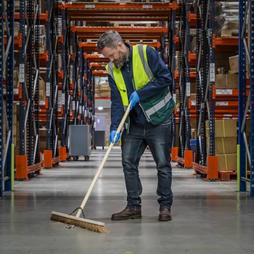 Sealey 36"(900mm) Broom Soft Bristle - BM36S - size: 36-Inch