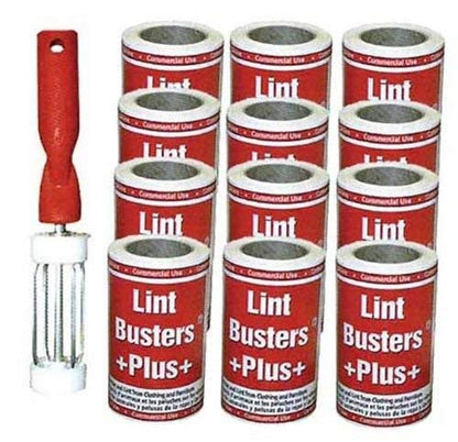 Lint Roller - Remover 12 Rolls / 1 Handle Box