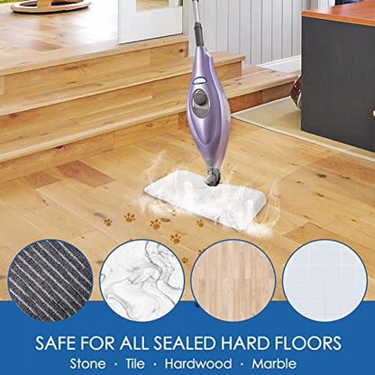 S3501 S3601 Steam Mop Replacement Pads Compatible with Shark Steam Pocket Mop, Vacmop Replacement Pads for Shark Steamer Pads S3500 Series S3501 S3601 S3550 S3601D S3901 S3801 S3801CO, White - color: 4 Pack Short Plush