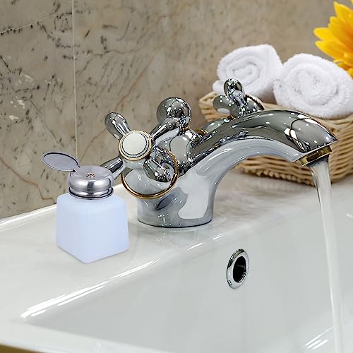 FOMIYES 3pcs Static Press Bottles Squeeze Wash Bottles for Alcohol Refillable Containers for Labs Industry and Daily Use
